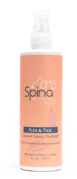Spina Organics Flea & Tick Leave-In Treatment (9oz) 9 oz