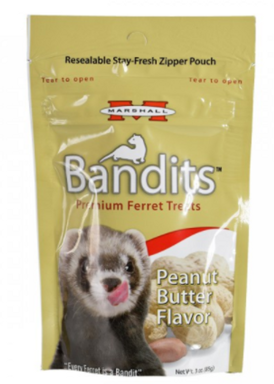 Royal Aquatic Marshall Bandits Premium Ferret Treat - Peanut Butter - 3 oz