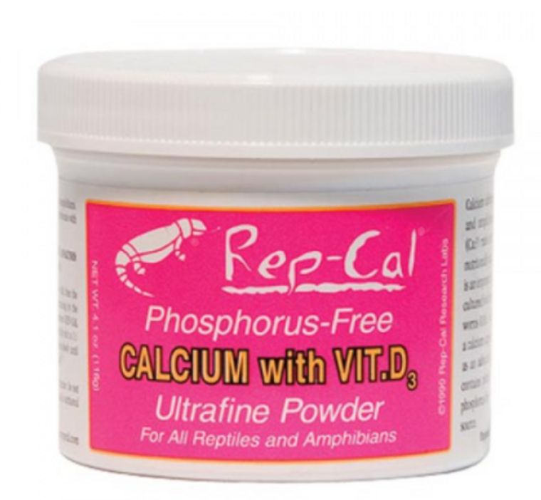 Royal Aquatic Rep-Cal Ultra-fine Calcium with Vitamin D3 - 3.3 oz