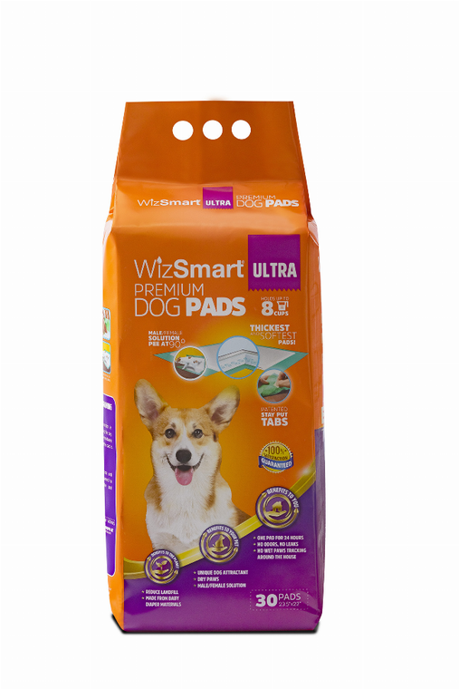 Petix Company, LLC WizSmart All Day Dry Dog Pads Ultra 30 Count 30 Count (Ultra)