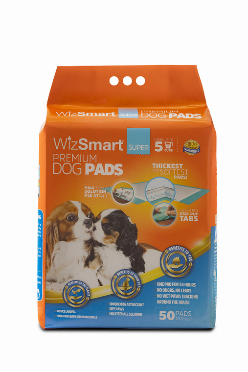 Petix Company, LLC WizSmart All Day Dry Dog Pads Super 50 Count 50 Count (Super)