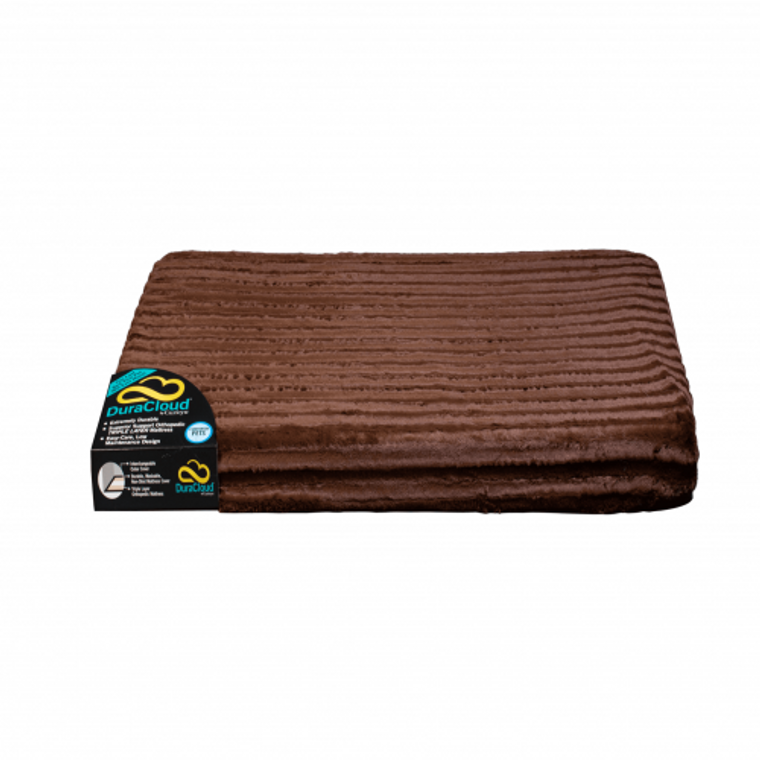 Curicyn inc DuraCloud Orthopedic Pet Bed and Crate Pad X-Large Brown
