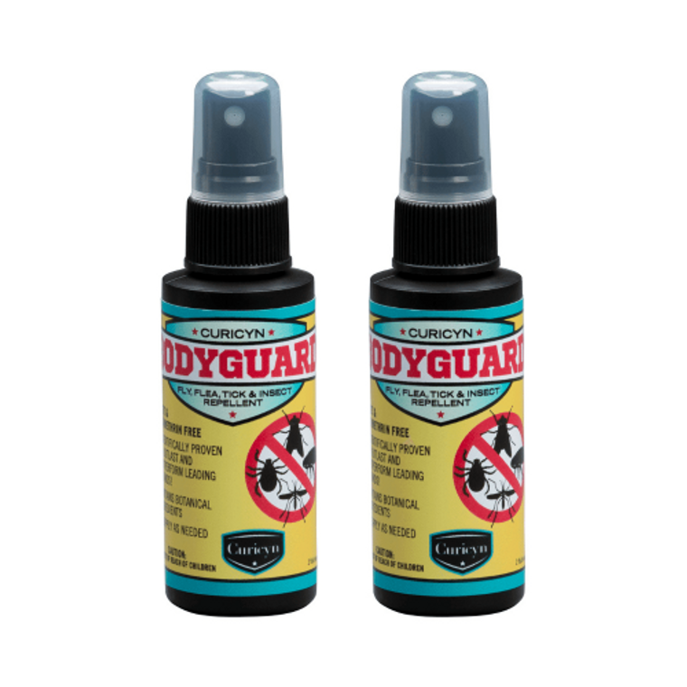 Curicyn inc BodyGuard Fly, Flea, Tick and Insect Repellent (2 Pack) 2 oz