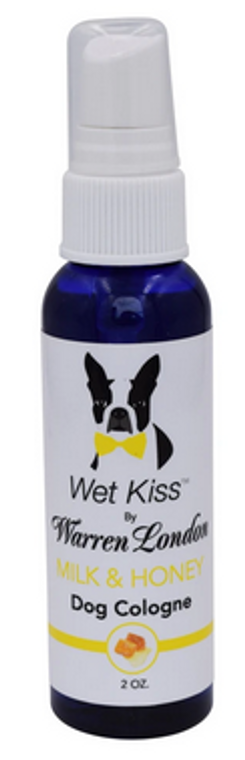 Warren London Wet Kiss Dog Cologne 2 oz Milk & Honey