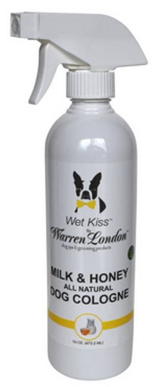 Warren London Wet Kiss Dog Cologne 16 oz Milk & Honey