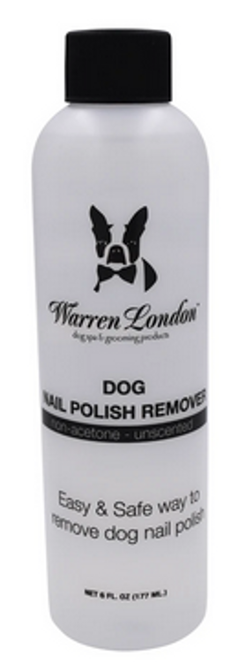 Warren London Dog Nail Polish Remover -Non Acetone Formula 6 oz