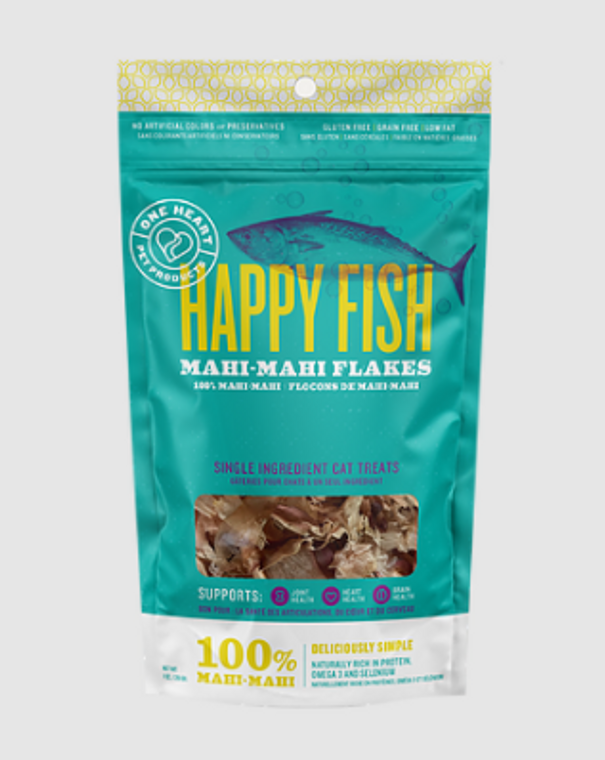 Aurora Pet Products, LLC Happy Fish Flakes 3Pack 8.0 oz Mahi Mahi