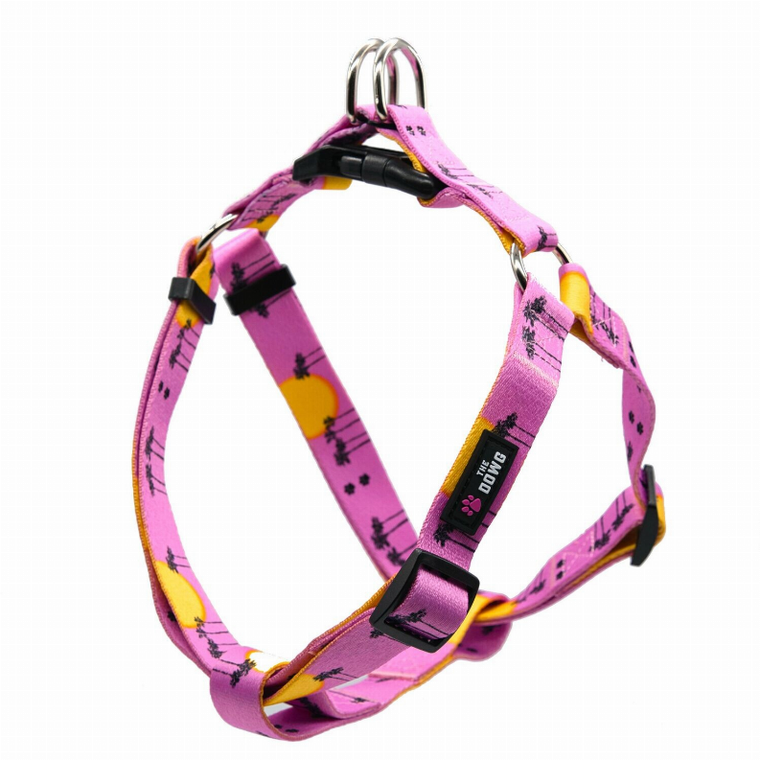 The Dowg Brand The Dowg Dog Harness S Pink