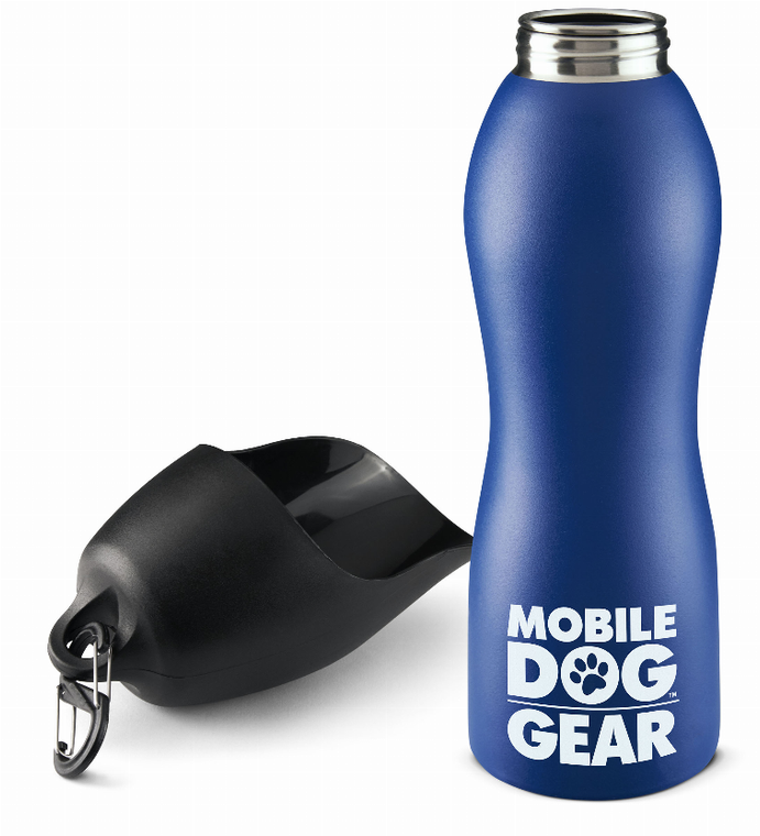 Mobile Dog Gear Mobile Dog Gear 25 Oz Water Bottle Blue