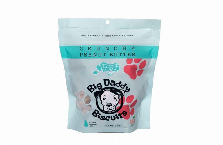 Big Daddy Biscuits All-Natural Crunchy Peanut Butter Dog Biscuits 6