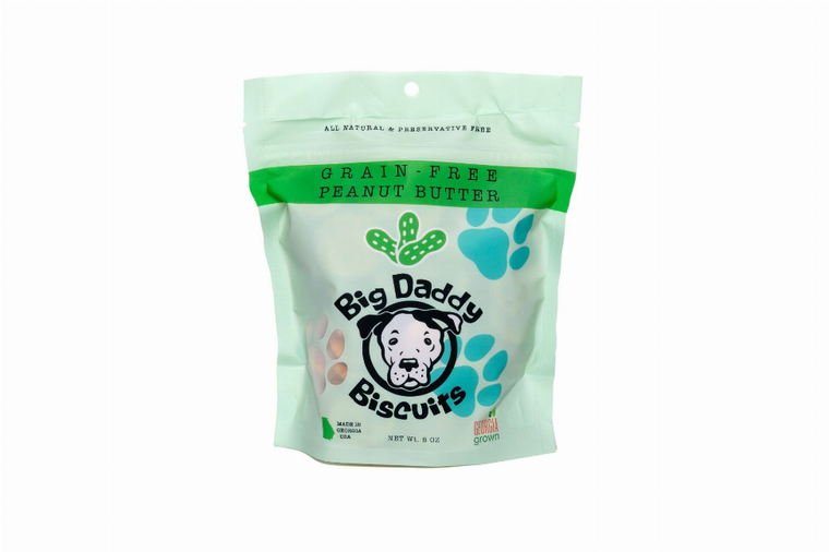 Big Daddy Biscuits All-Natural Grain Free Peanut Butter Dog Biscuits 6