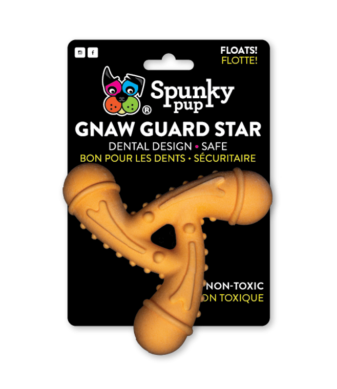 Spunky Pup Dog Toys Gnaw Guard Foam Star