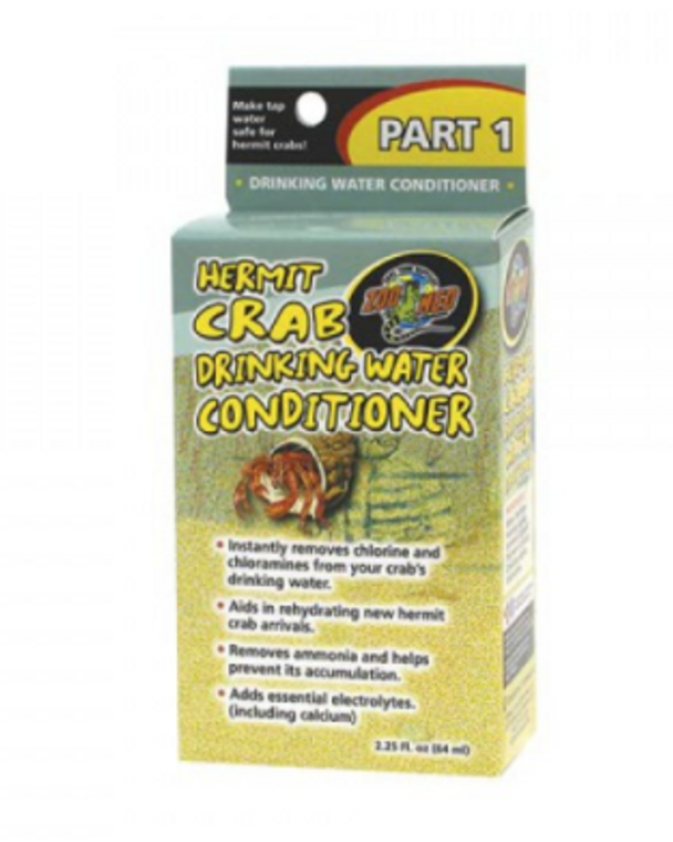 Royal Aquatic Zoo Med Hermit Crab Drinking Water Conditioner - 2.25 fl oz