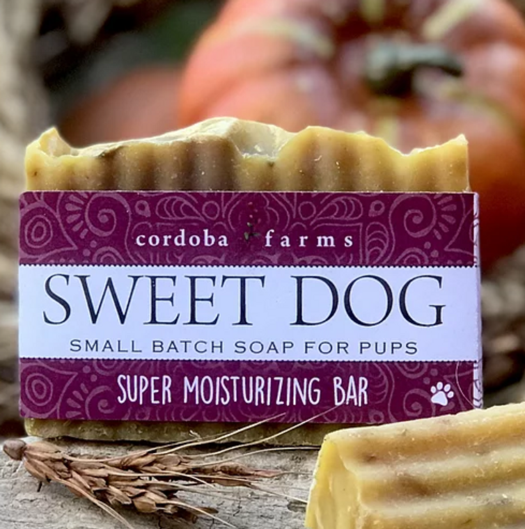Cordoba Farms Sweet Dog Soap 3.75oz Burgandy