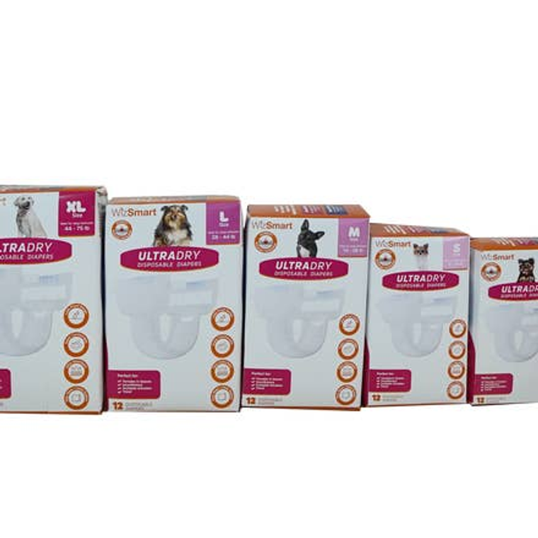 Petix Company, LLC WizSmart UltraDry Disposable Diapers XS White