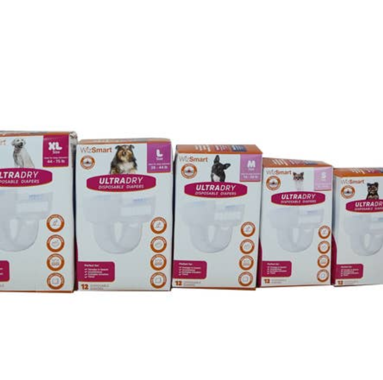 Petix Company, LLC WizSmart UltraDry Disposable Diapers XL White