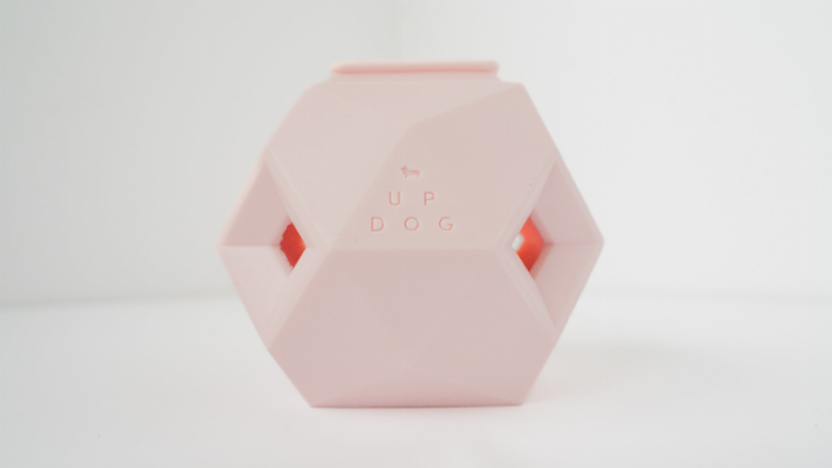 Up Dog Toys The Odin - Modern Treat Dispensing Dog Puzzle Rose Quartz