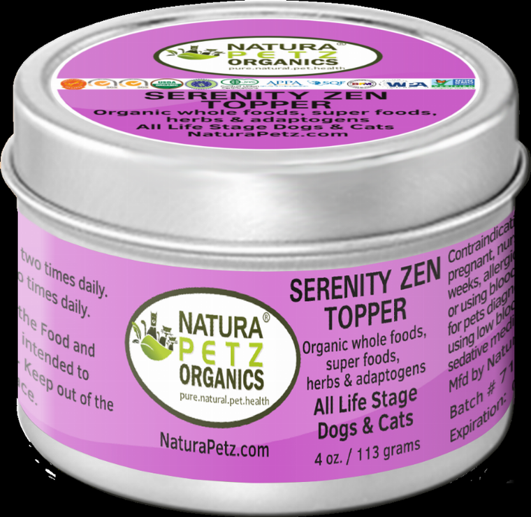 Organic Pet Systems Serenity Zen Meal Topper For Dogs And Cats* - Serenity Zen Anti-Stress & Anti-Anxiety Meal Topper* DOG & CAT* - Turkey Flavoring