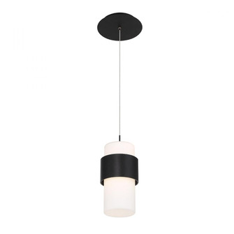 Banded Mini Pendant Light (1357|PD-68909-BK)