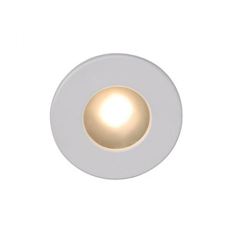 LED STEP LGT - 120V CIRCULAR FACE AM (1357|WL-LED310-AM-WT)