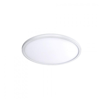 ROUND FLUSH MOUNT 11IN RND 3000K 120V (1357|FM-11RN-930-WT)