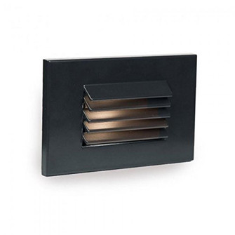 LED Low Voltage Horizontal Louvered Step and Wall Light (1357|4051-27BK)