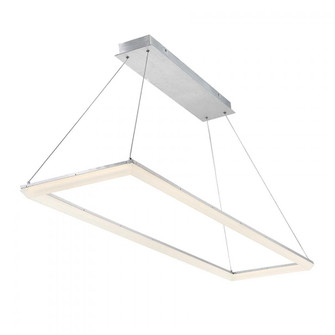 FRAME 58IN RECTANGLE PENDANT 3000K (1357|PD-29858-AL)