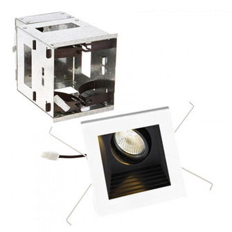 Mini Multiple LED Single Light Remodel Housing with Trim and Light Engine (1357|MT-3LD111R-W935-BK)