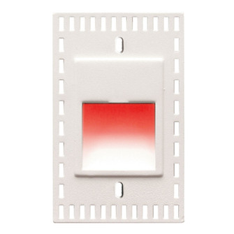 LED STEP LGT 120V VERT SCOOP TL RED (1357|WL-LED200TR-RD-WT)