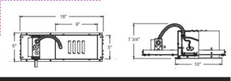 Low Voltage Multiple Two Light Housing (1357|MT-216HS)