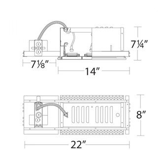 Low Voltage Multiple Three Light Housing (1357|MT-316HS)