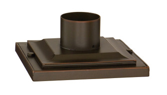 MATTE BLACK PIER MOUNT - CAST ALUMINUM SQUARE BASE STEP DETAIL MATTE BLACK (52|PM4941MB)