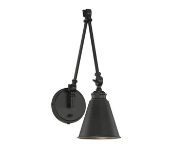 Morland 1-Light Adjustable Wall Sconce in Matte Black (128|9-961CP-1-89)
