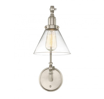 Drake 1-Light Adjustable Wall Sconce in Satin Nickel (128|9-9131CP-1-SN)