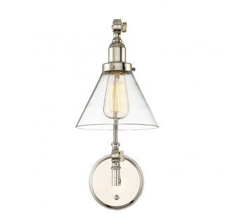 Drake 1-Light Adjustable Wall Sconce in Polished Nickel (128|9-9131CP-1-109)