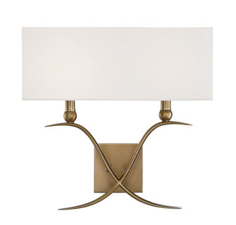 Payton 2-light Wall Sconce In Warm Brass (128|9-800-2-322)