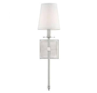 Monroe 1-Light Wall Sconce in Satin Nickel (128|9-302-1-SN)