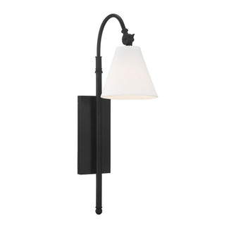 Rutland 1-Light Adjustable Wall Sconce in Matte Black (128|9-1201-1-89)