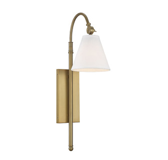 Rutland 1-Light Adjustable Wall Sconce in Warm Brass (128|9-1201-1-322)