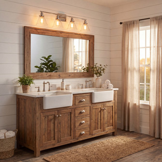 Drake 4-Light Bathroom Vanity Light in Polished Nickel (128|8-9130-4-109)