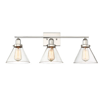Drake 3-Light Bathroom Vanity Light in Polished Nickel (128|8-9130-3-109)