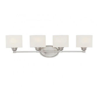 Kane 4-Light Bathroom Vanity Light in Satin Nickel (128|8-890-4-SN)