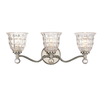 Birone 3-Light Bathroom Vanity Light in Polished Nickel (128|8-880-3-109)
