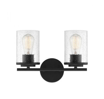 Marshall 2-Light Bathroom Vanity Light in 
Matte Black (128|8-8020-2-BK)