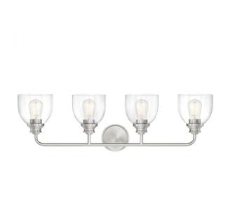 Vale 4-Light Bathroom Vanity Light in Satin Nickel (128|8-7205-4-SN)