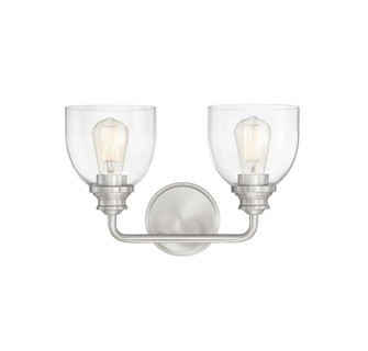 Vale 2-Light Bathroom Vanity Light in Satin Nickel (128|8-7205-2-SN)