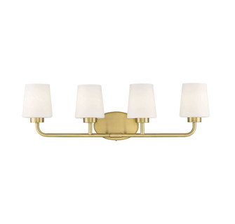 Capra 4-Light Bathroom Vanity Light in Warm Brass (128|8-4090-4-322)