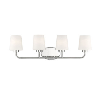 Capra 4-Light Bathroom Vanity Light in Polished Nickel (128|8-4090-4-109)