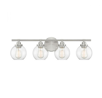 Carson 4-Light Bathroom Vanity Light in Satin Nickel (128|8-4050-4-SN)