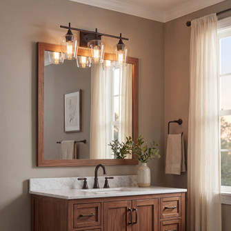 Octave 3-Light Bathroom Vanity Light in English Bronze (128|8-4030-3-13)